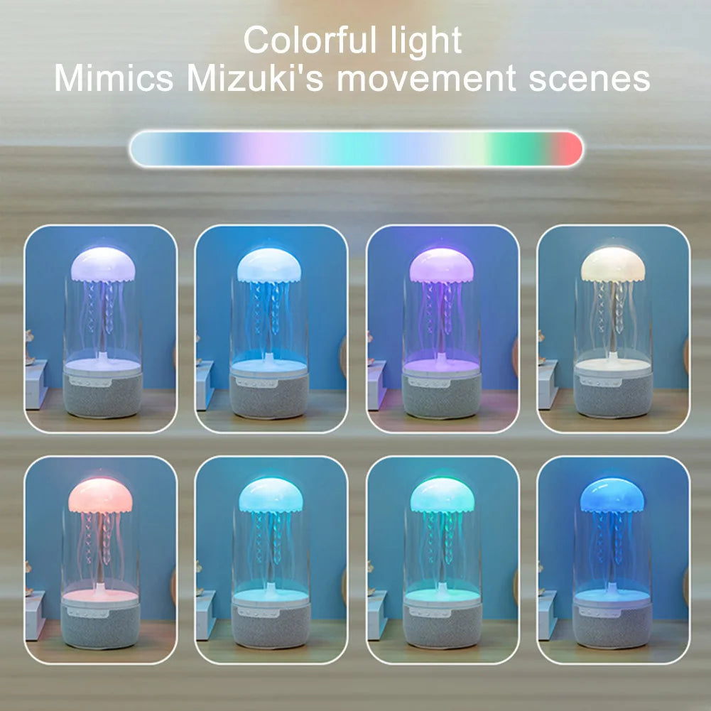 Jellyfish Lamp & Bluetooth Speaker: Color-Changing and HiFi Stereo.