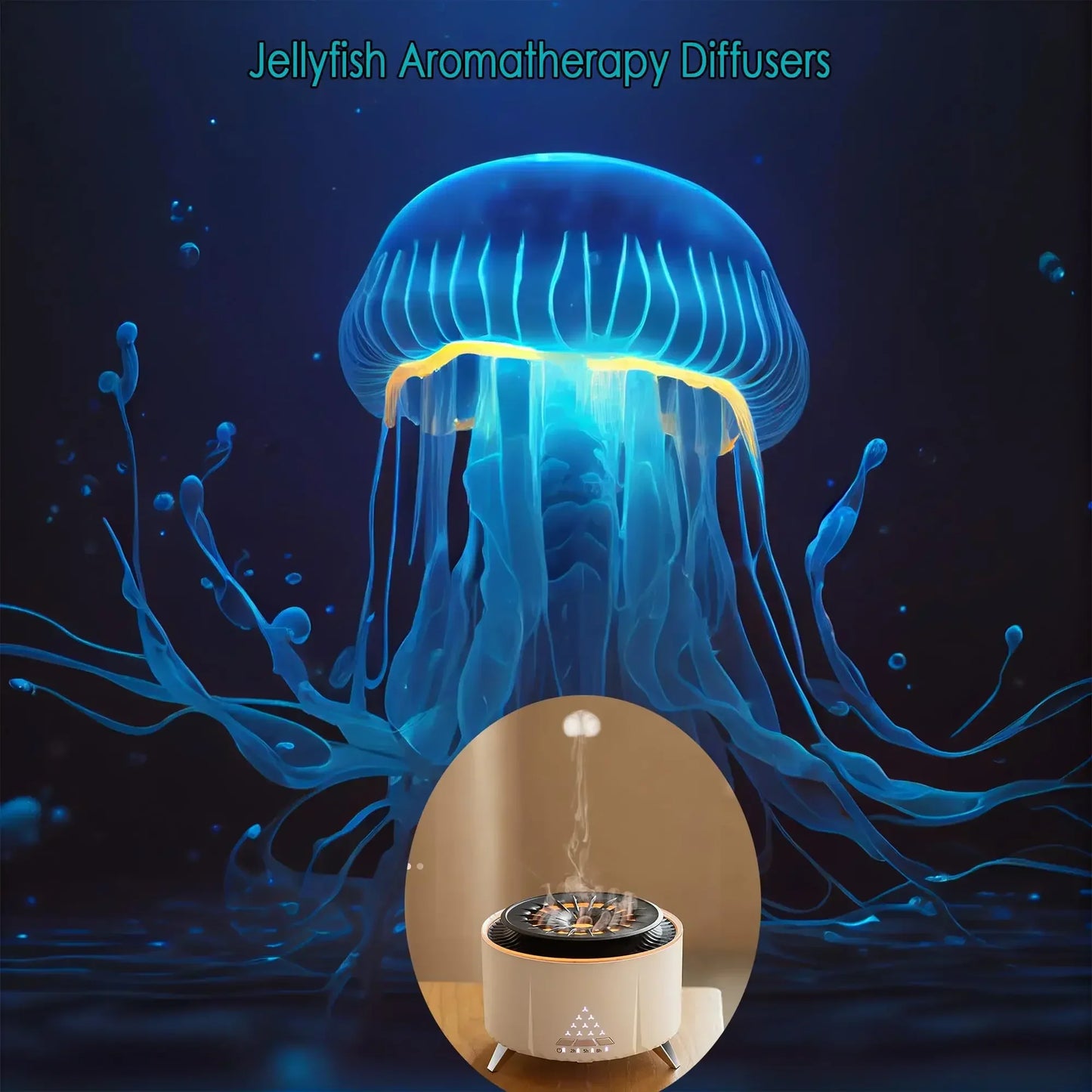 Jellyfish Aromatherapy Diffuser – Stylish Mist for Home & Bedroom