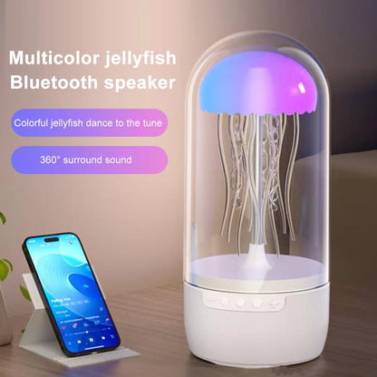 Jellyfish Lamp & Bluetooth Speaker: Color-Changing and HiFi Stereo.